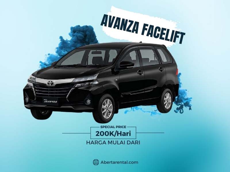 Sewa Mobil Avanza Facelift